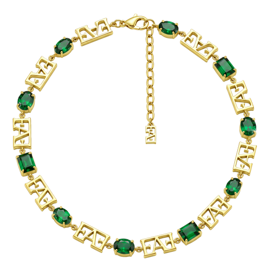 Trinity Necklace / Green Color, Varëse.