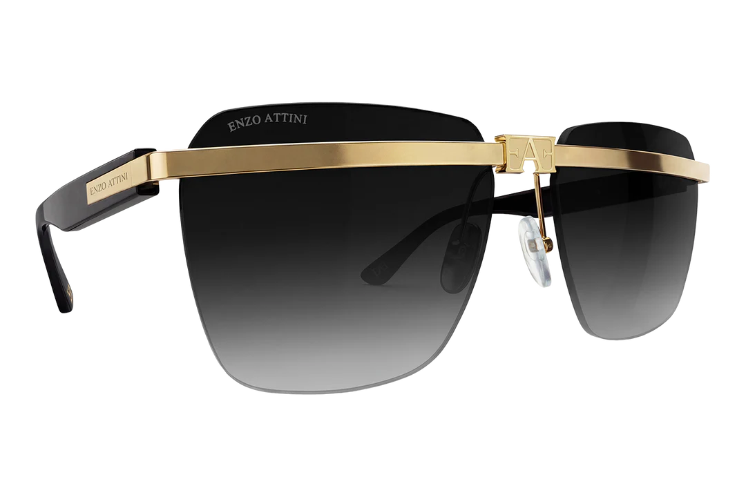 Syze Enzo Attini - Canal Grande / Dark Gradient Black Lens - Për meshkuj