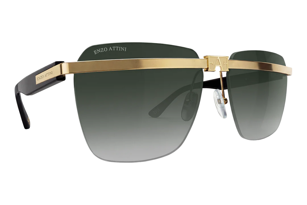 Syze Enzo Attini - Canal Grande / Dark Gradient Green Lens - Për meshkuj
