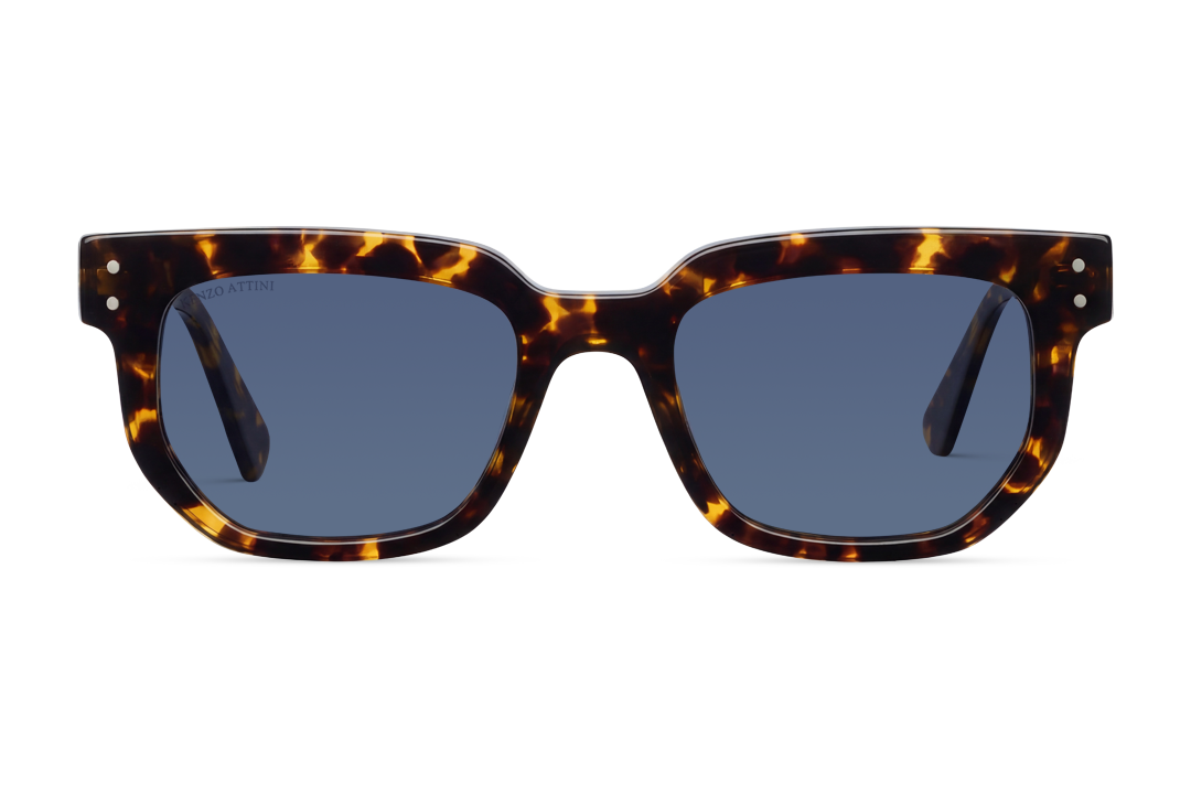 Syze dielli për femra modeli Basilica di SAn Pietro brown nga Enzo Attini me skelet të zi dhe lente mbrojtëse, meshkuj