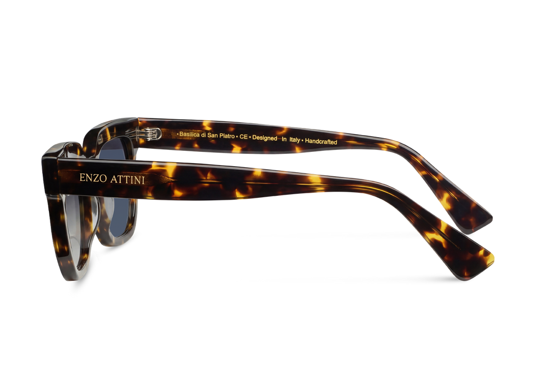 Syze dielli për femra modeli Basilica di San  Pietro brown nga Enzo Attini me skelet të zi dhe lente mbrojtëse, skeleti, meshkuj