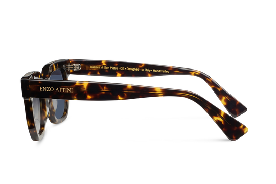 Syze dielli për femra modeli Basilica di San  Pietro brown nga Enzo Attini me skelet të zi dhe lente mbrojtëse, skeleti, meshkuj