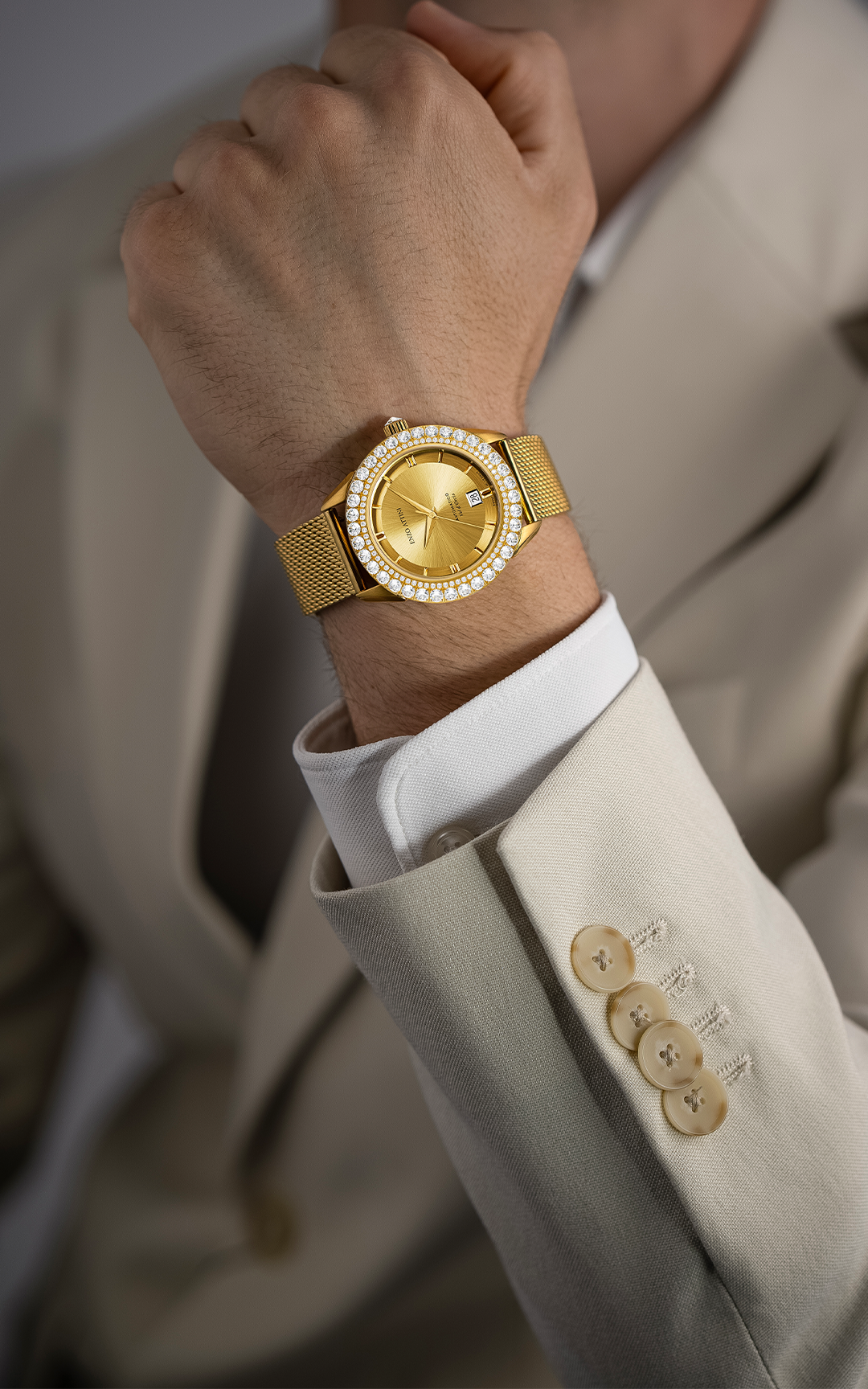 "Val d'Orcia "Automatic - Mesh Strap  / Swiss Movement