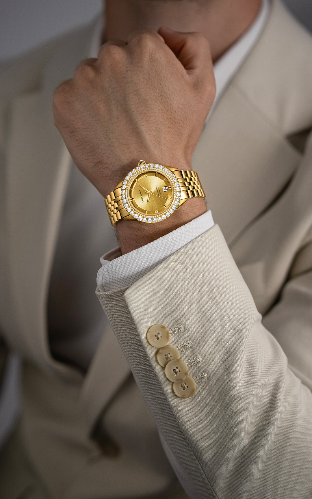 "Val d'Orcia "Automatic - President Bracelet  / Swiss Movement