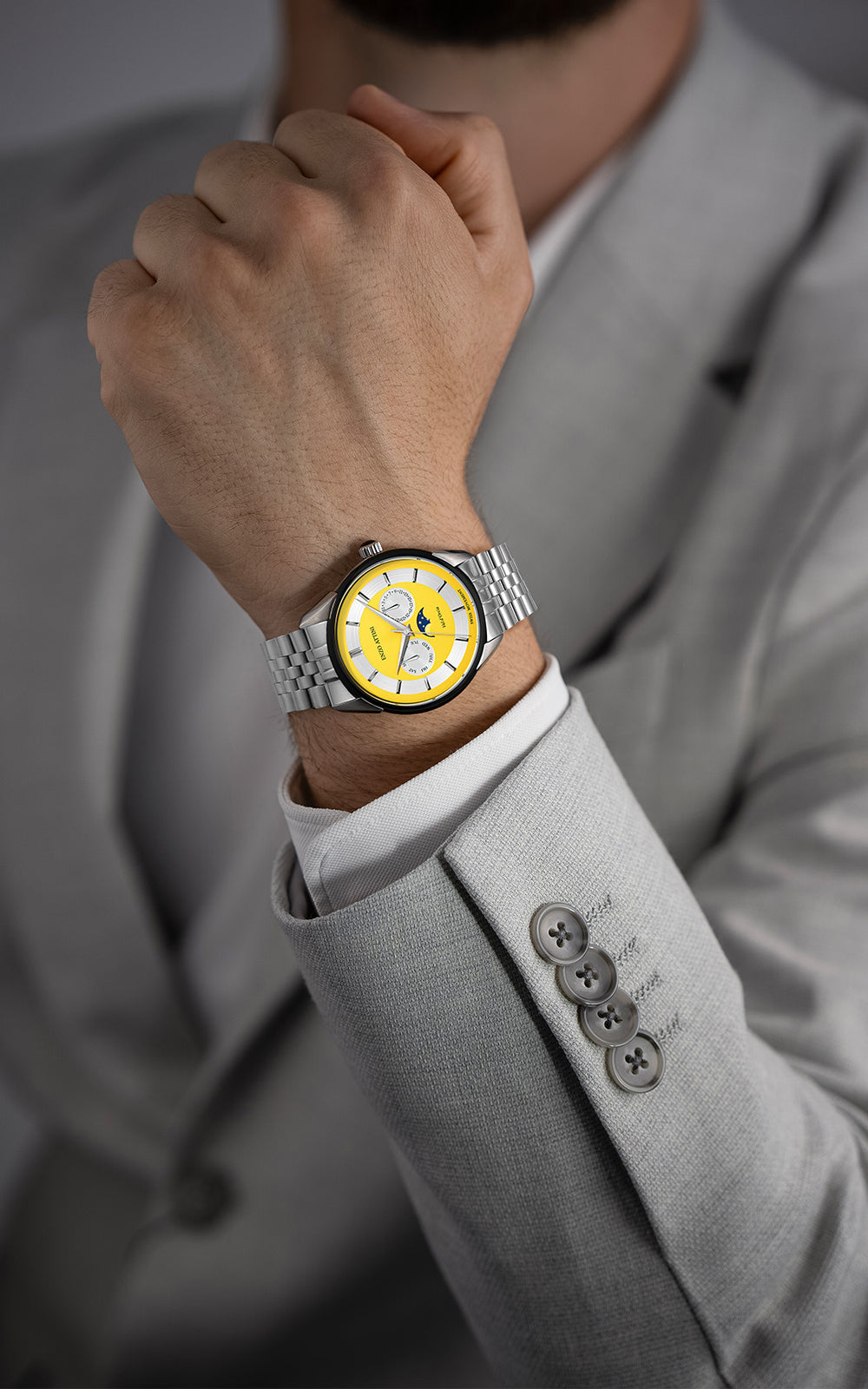 Val d'Orcia - President Bracelet  / Swiss Movement
