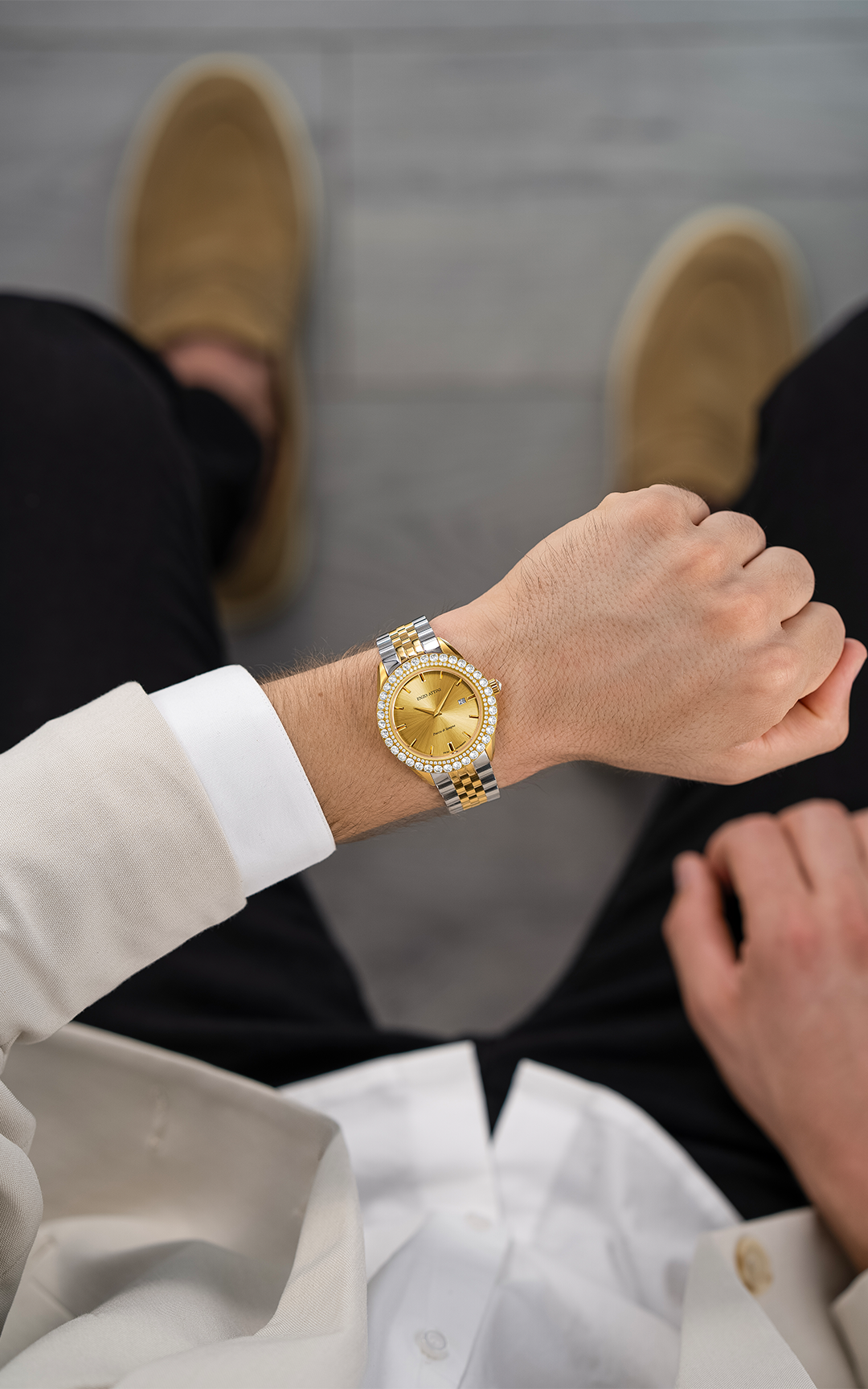 NEW Piazza di Spagna, Roma - President Bracelet / Swiss Movement