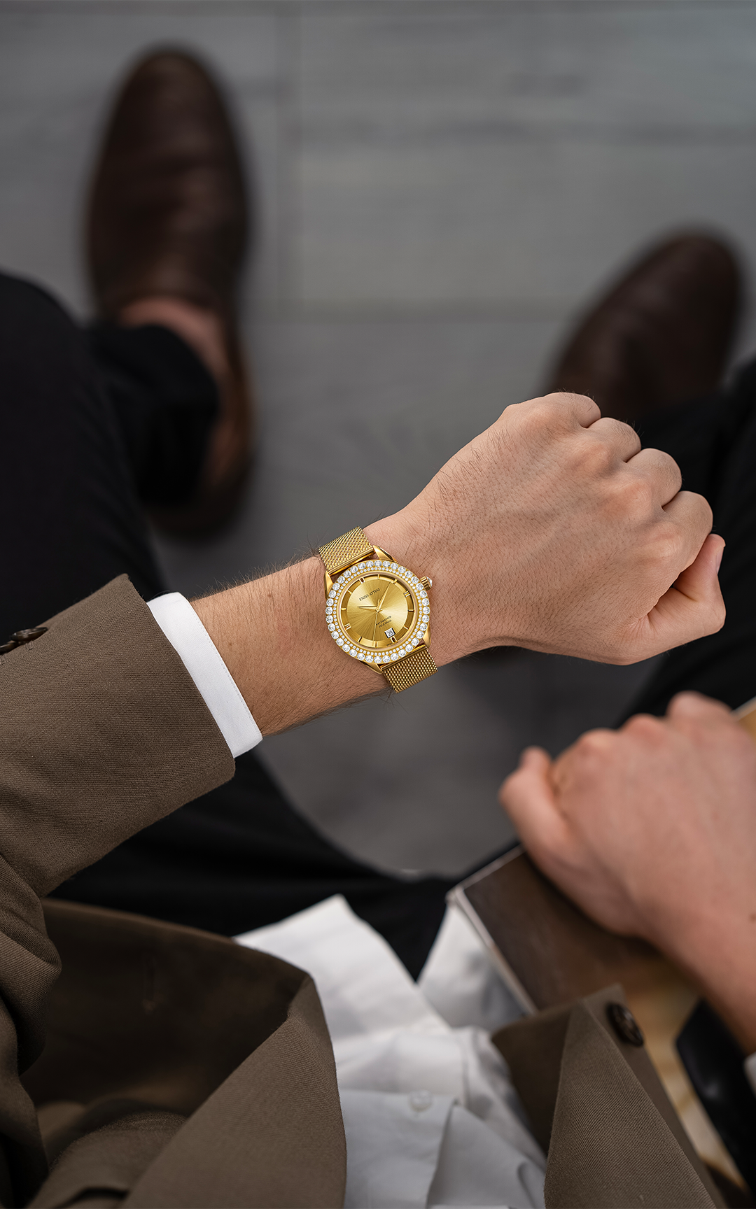 "Val d'Orcia "Automatic - Mesh Strap  / Swiss Movement