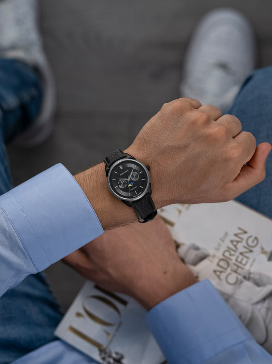 Ponte Vecchio, Firenze / Black Color, Swiss Movement
