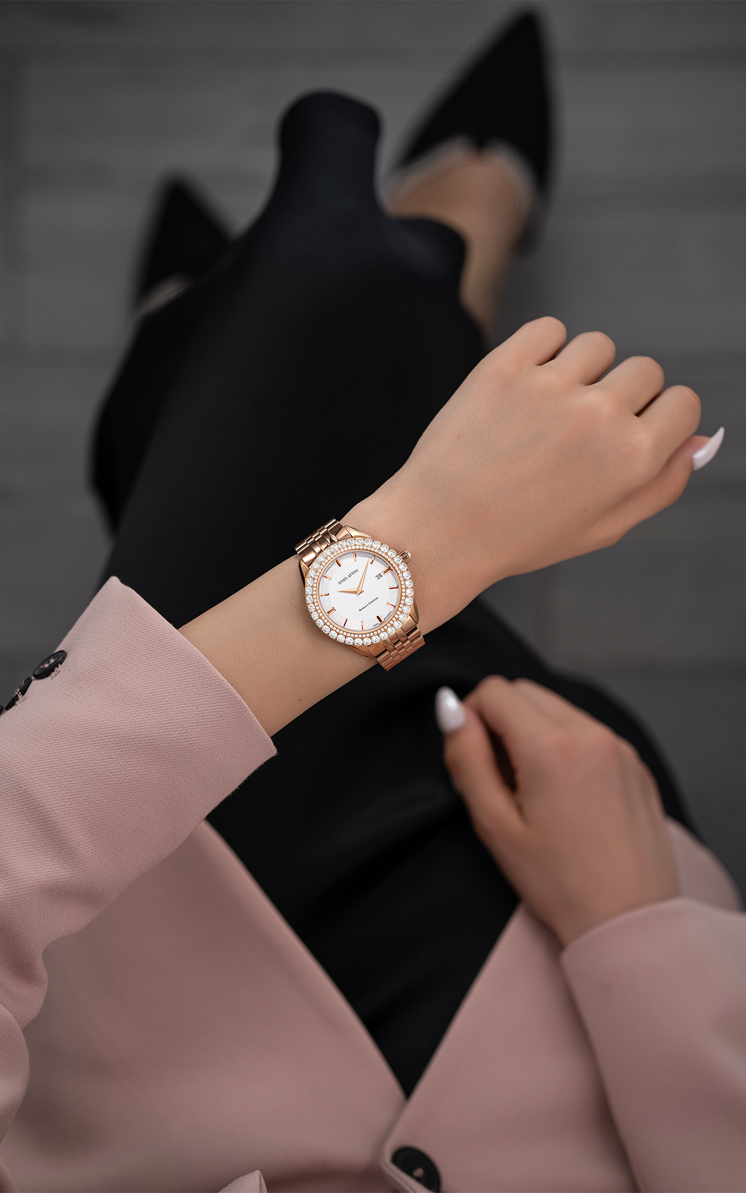 NEW Romeo e Giulietta / President Bracelet, Rose Gold, Swiss Movement.