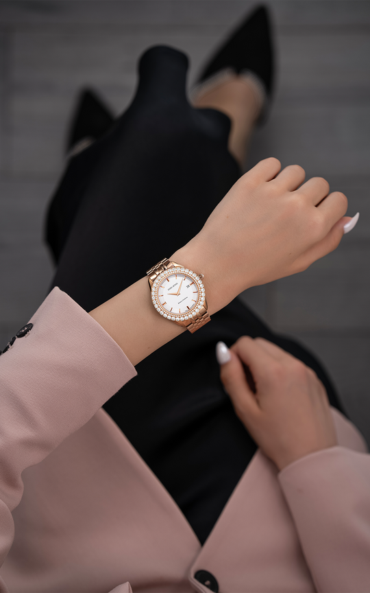 NEW Romeo e Giulietta / President Bracelet, Rose Gold, Swiss Movement.