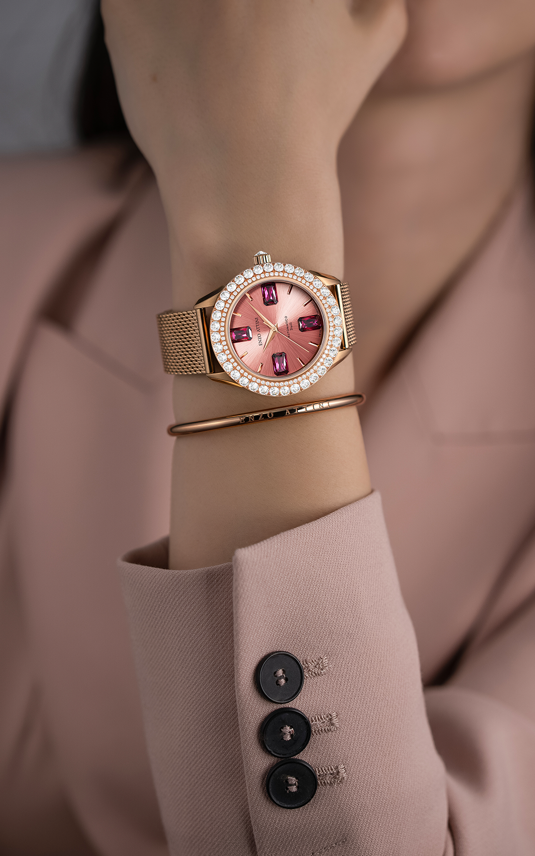 Trulli Automatic / Mesh Strap, Swiss Movement.
