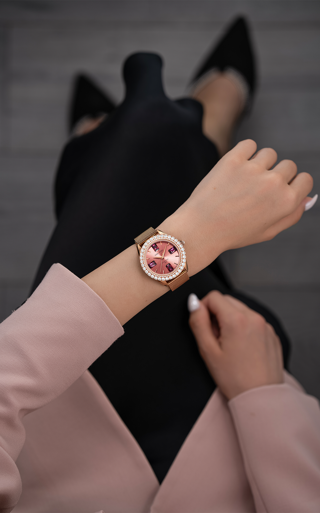 Trulli Automatic / Mesh Strap, Swiss Movement.
