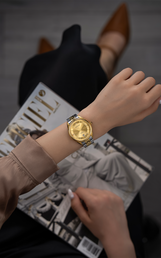 Val d'Orcia Automatic - President Bracelet  / Swiss Movement.