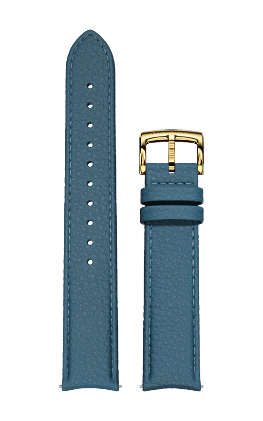 Rrip lëkure blu / togza ngjyrë gold (PG)