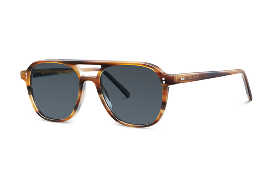 Syze Enzo Attini - Piazza del Duomo / Light Brown + Dark Black Lens. Për femra
