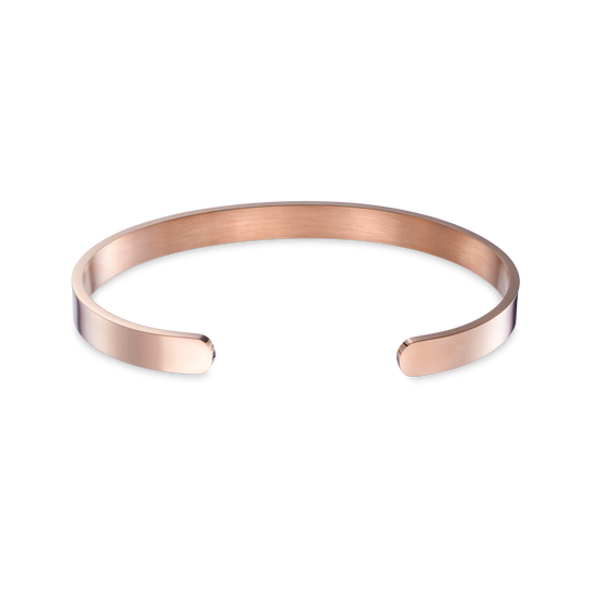 "Byzylykë Çifti – 2 Byzylyk minimalist / Silver + Rose Gold"