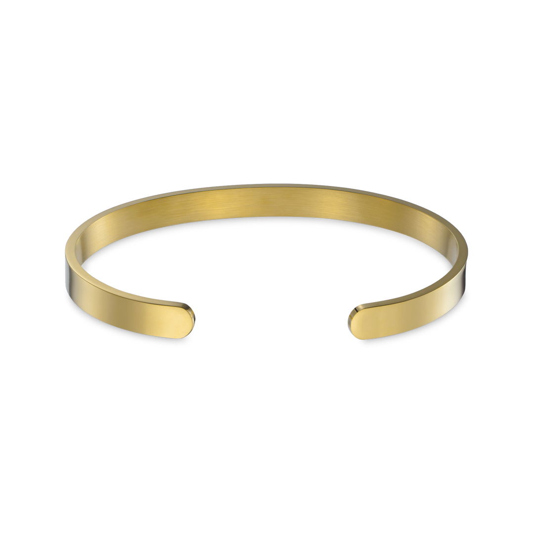 "Byzylykë Çifti – 2 Byzylyk minimalist / Gold + Silver"