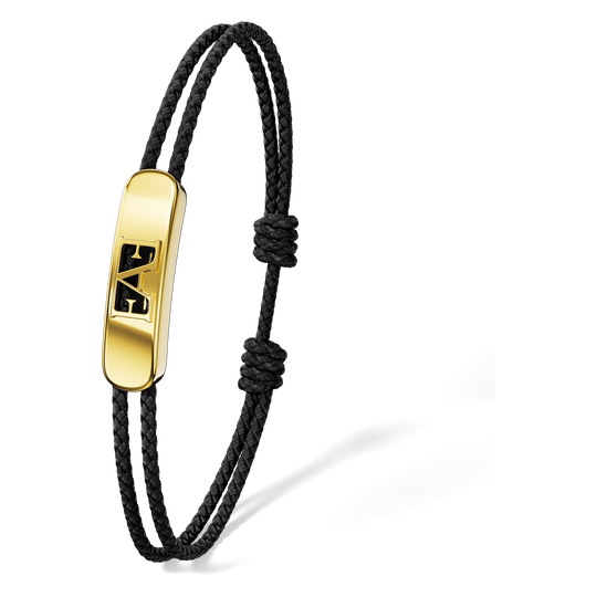 Movement Cord Bracelet / Black Color, Byzylyk.