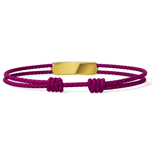 Movement Cord Bracelet / Purple Color, Byzylyk.