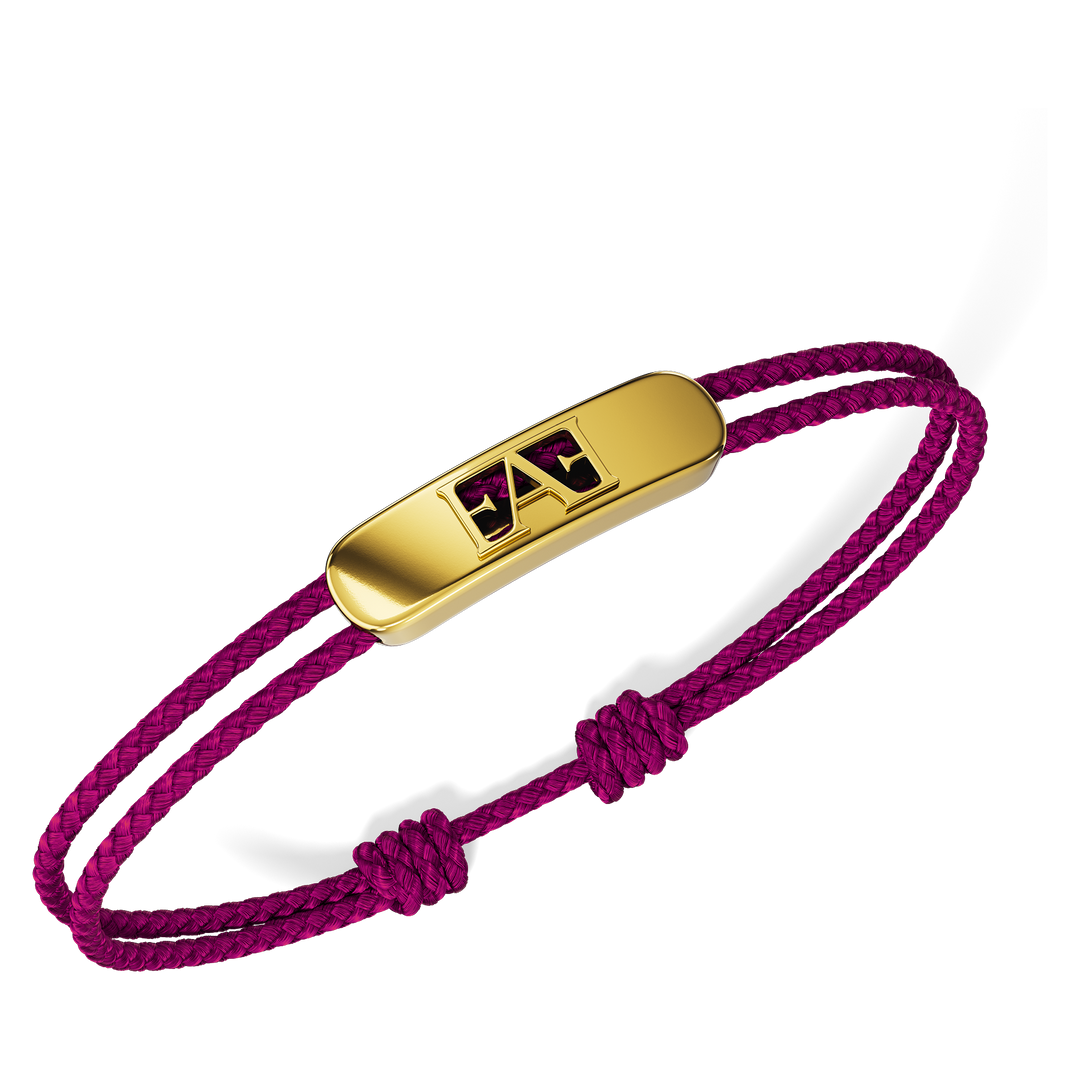 Movement Cord Bracelet / Purple Color, Byzylyk.