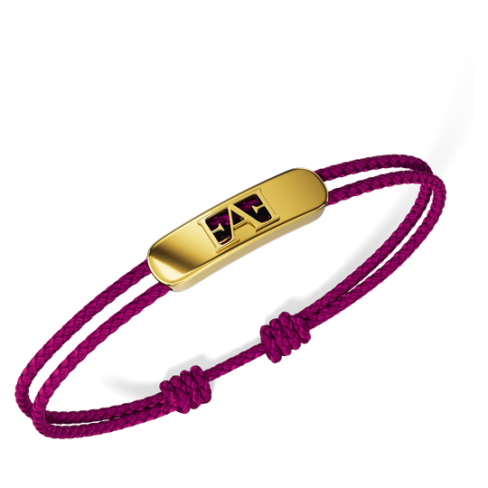 Movement Cord Bracelet / Purple Color, Byzylyk.