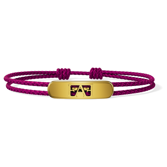 Movement Cord Bracelet / Purple Color, Byzylyk.