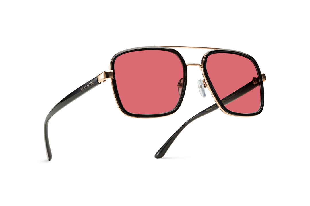 Syze Enzo Attini - il Ponte di Rialto / Black + Red Lens. Për femra