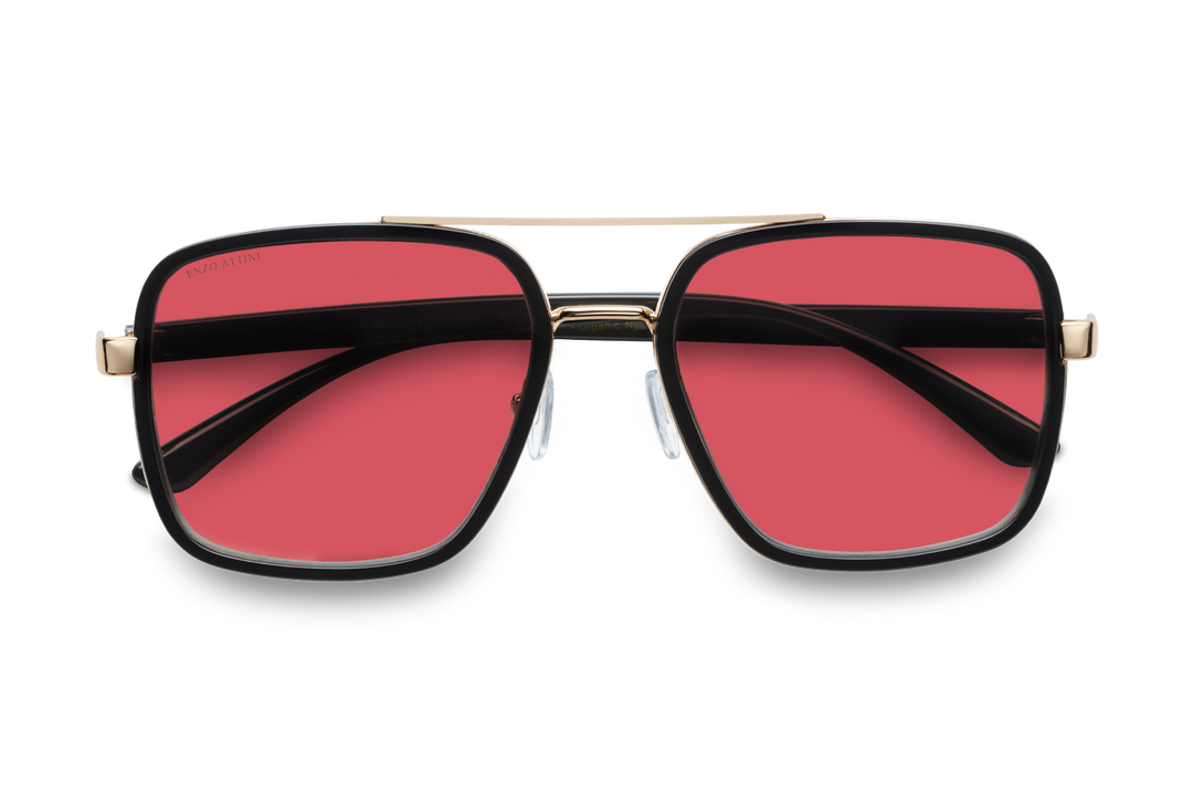 Syze Enzo Attini - il Ponte di Rialto / Black + Red Lens, Për meshkuj