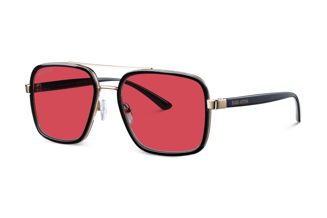 Syze Enzo Attini - il Ponte di Rialto / Black + Red Lens. Për femra