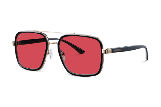 Syze Enzo Attini - il Ponte di Rialto / Black + Red Lens. Për femra