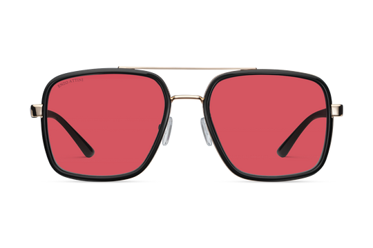 Syze Enzo Attini - il Ponte di Rialto / Black + Red Lens. Për femra