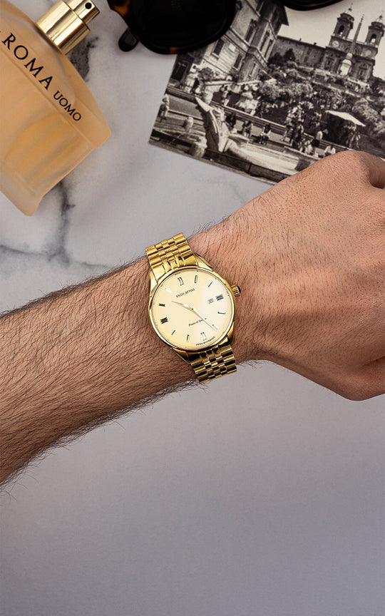 Piazza di Spagna, Roma - President Bracelet / Swiss Movement