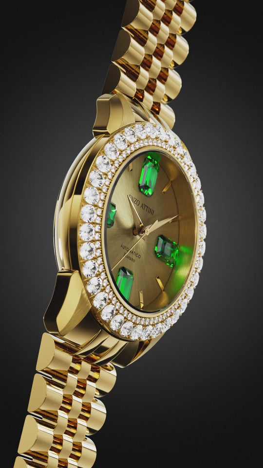 "Murano" Automatic - President Bracelet / Swiss Movement.