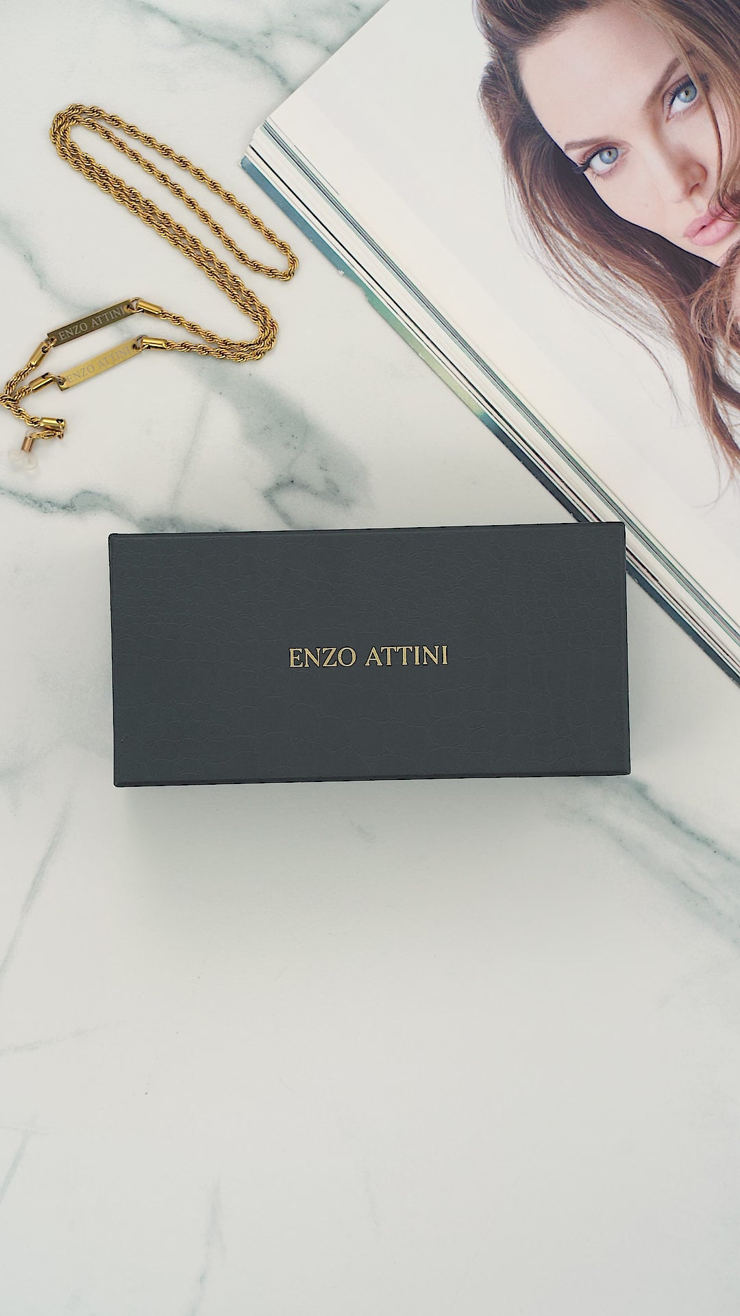Palazzo Ducezio / Black & Gold Color + Dark Black Lens.