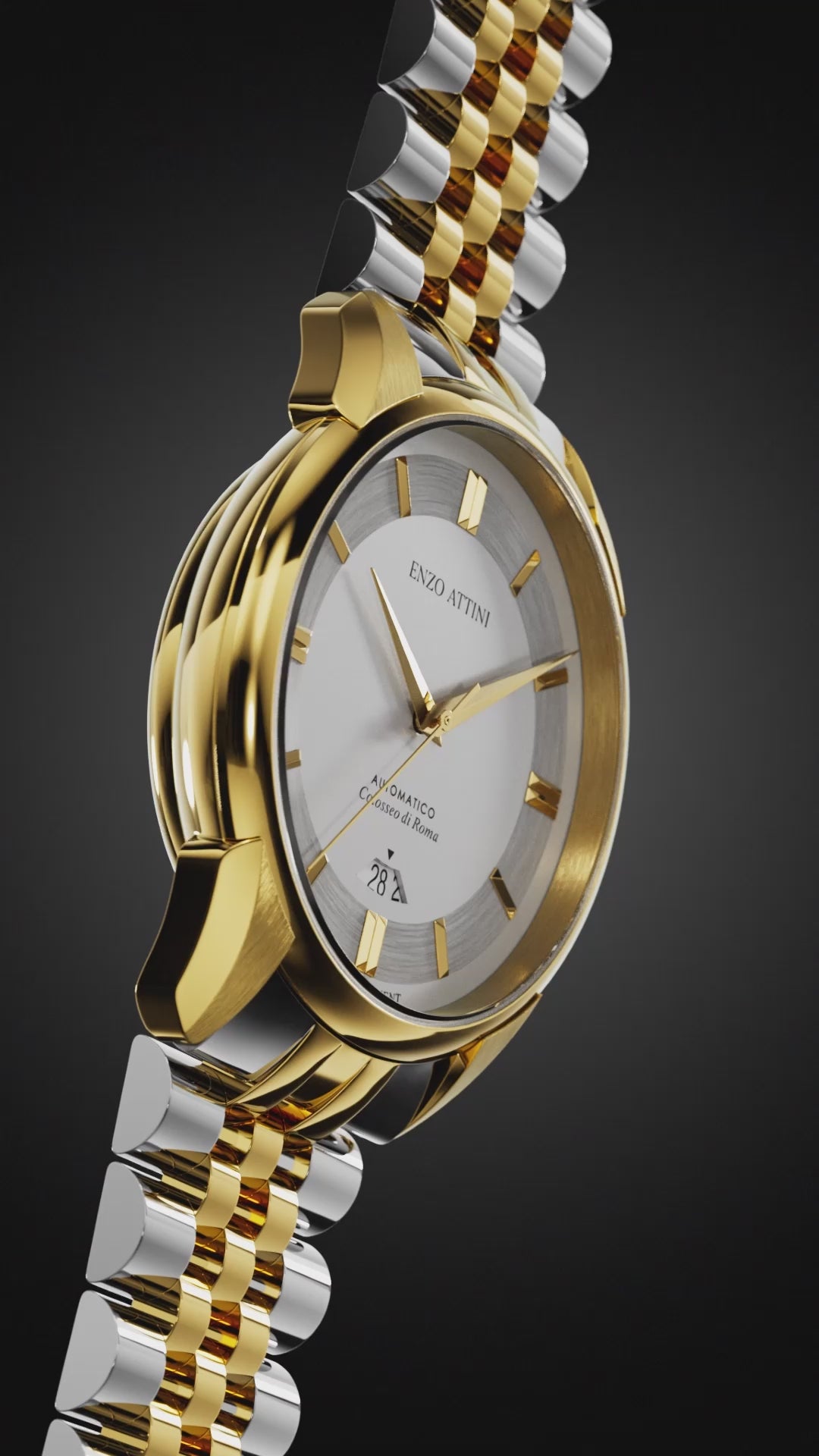 "Colosseo di Roma" Automatic  - President Bracelet  / Swiss Movement