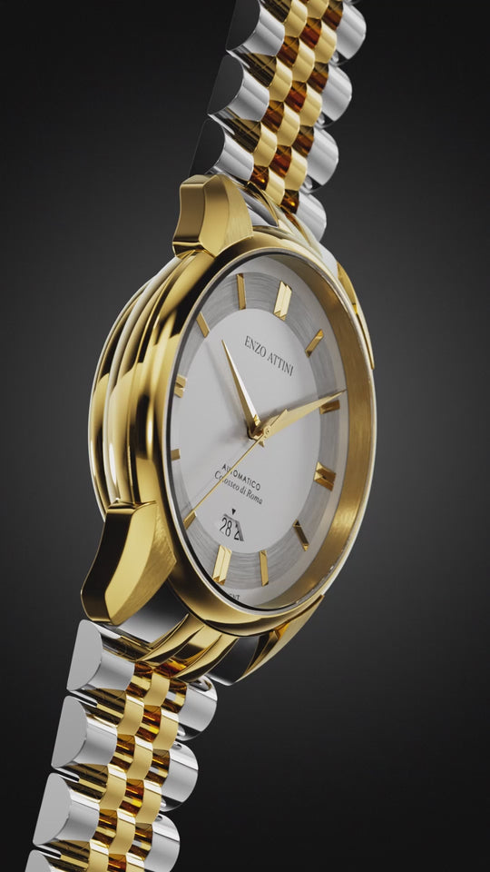 "Colosseo di Roma" Automatic  - President Bracelet  / Swiss Movement