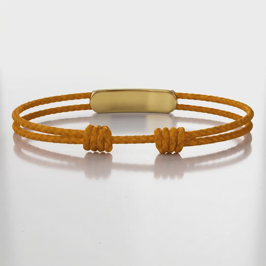 Movement Cord Bracelet / Orange Color, Byzylyk.