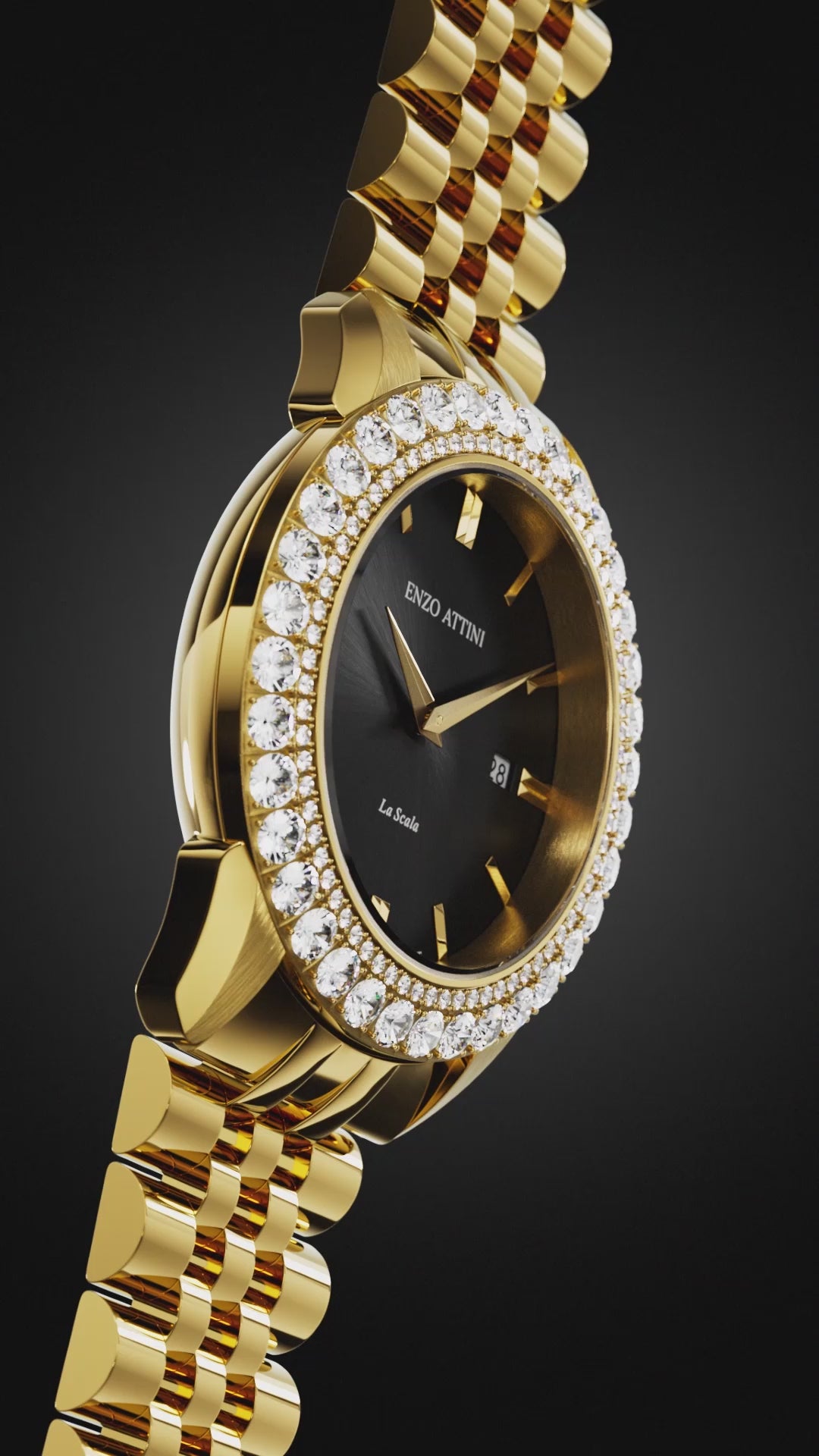 NEW La Scala - President Bracelet / Swiss Movement