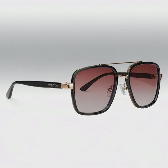 Syze Enzo Attini - il Ponte di Rialto / Black + Dark Brown Gradient Lens - Për meshkuj
