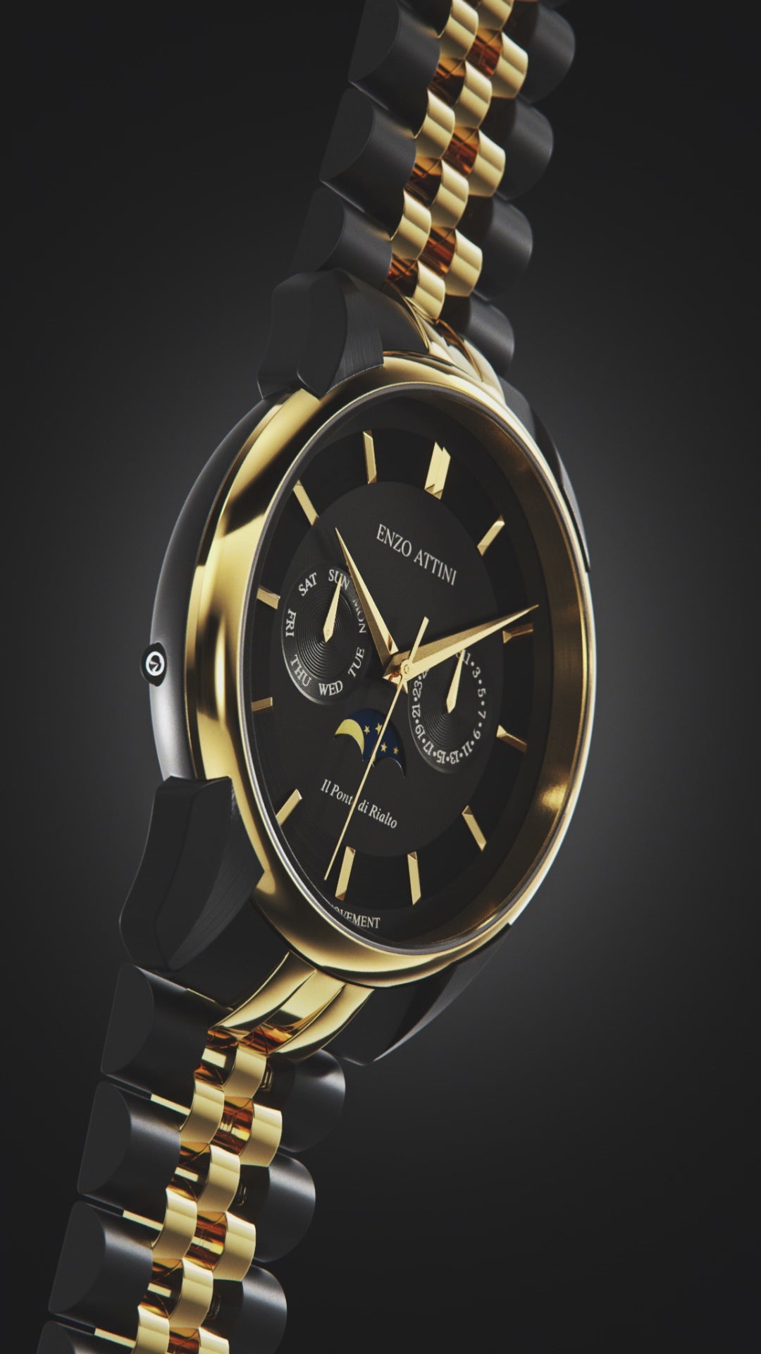 "il Ponte di Rialto" Automatic - President Bracelet / Swiss Movement.