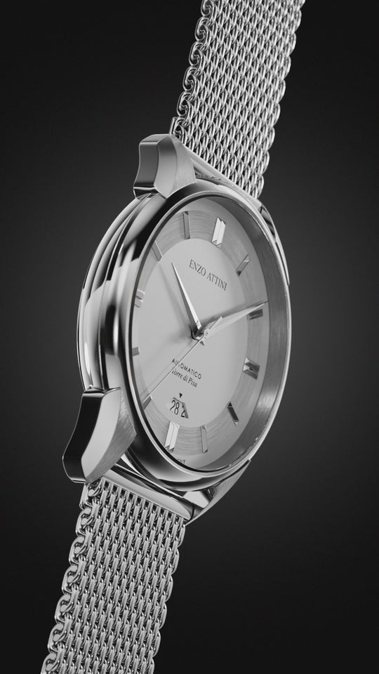 Torre di Pisa Automatic - Mesh Strap / Swiss Movement.