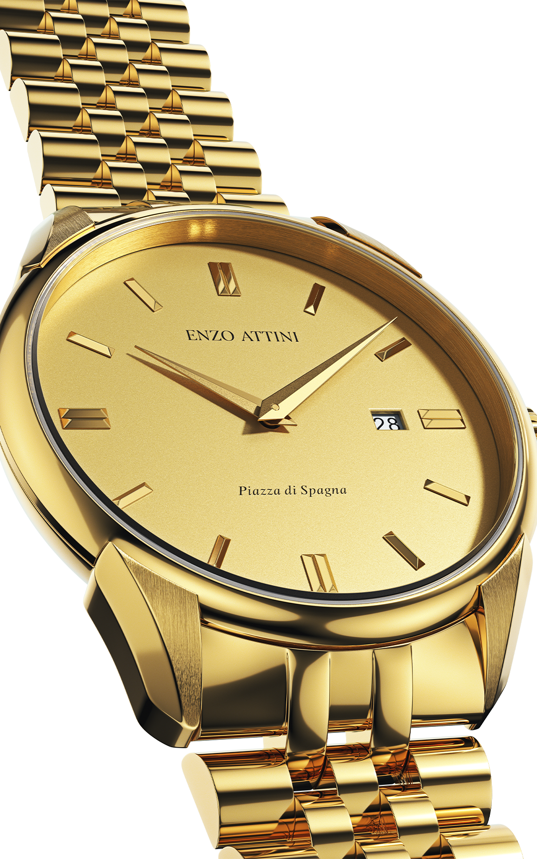 Piazza di Spagna, Roma - President Bracelet / Swiss Movement.