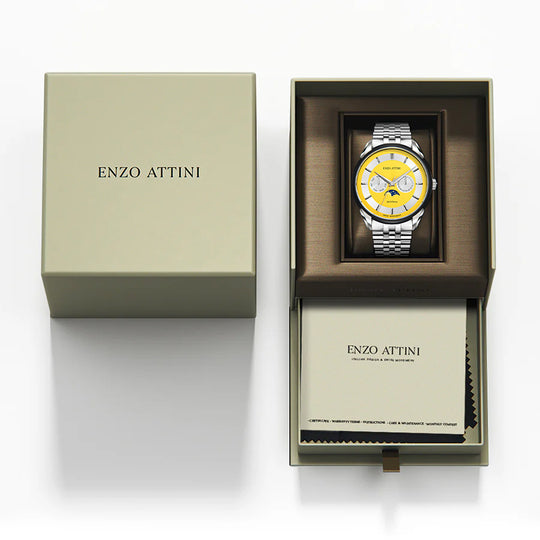 Val d'Orcia / President Bracelet, Silver Color, Swiss Movement