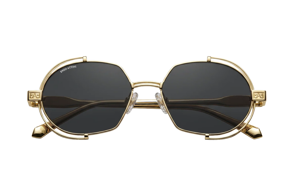 Syze Enzo Attini - Mount Everest ll / Gold Color + Black Lens. Për femra