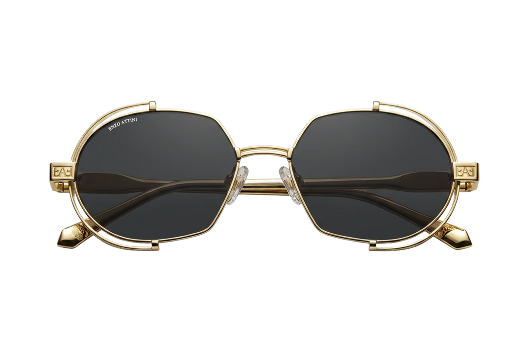 Syze Enzo Attini - Mount Everest ll / Gold Color + Black Lens. Për femra
