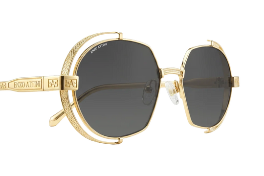 Syze Enzo Attini - Mount Everest ll / Gold Color + Black Lens - Për meshkuj
