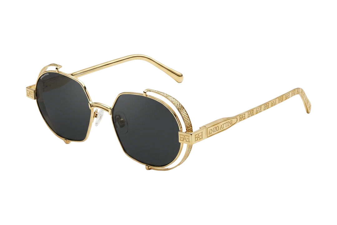 Syze Enzo Attini - Mount Everest ll / Gold Color + Black Lens. Për femra