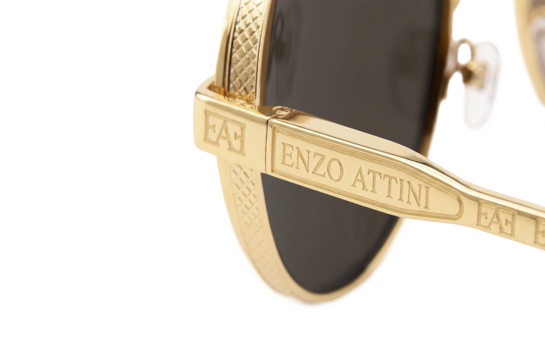 Syze Enzo Attini - Mount Everest ll / Gold Color + Black Lens. Për femra