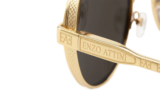 Syze Enzo Attini - Mount Everest ll / Gold Color + Black Lens - Për meshkuj