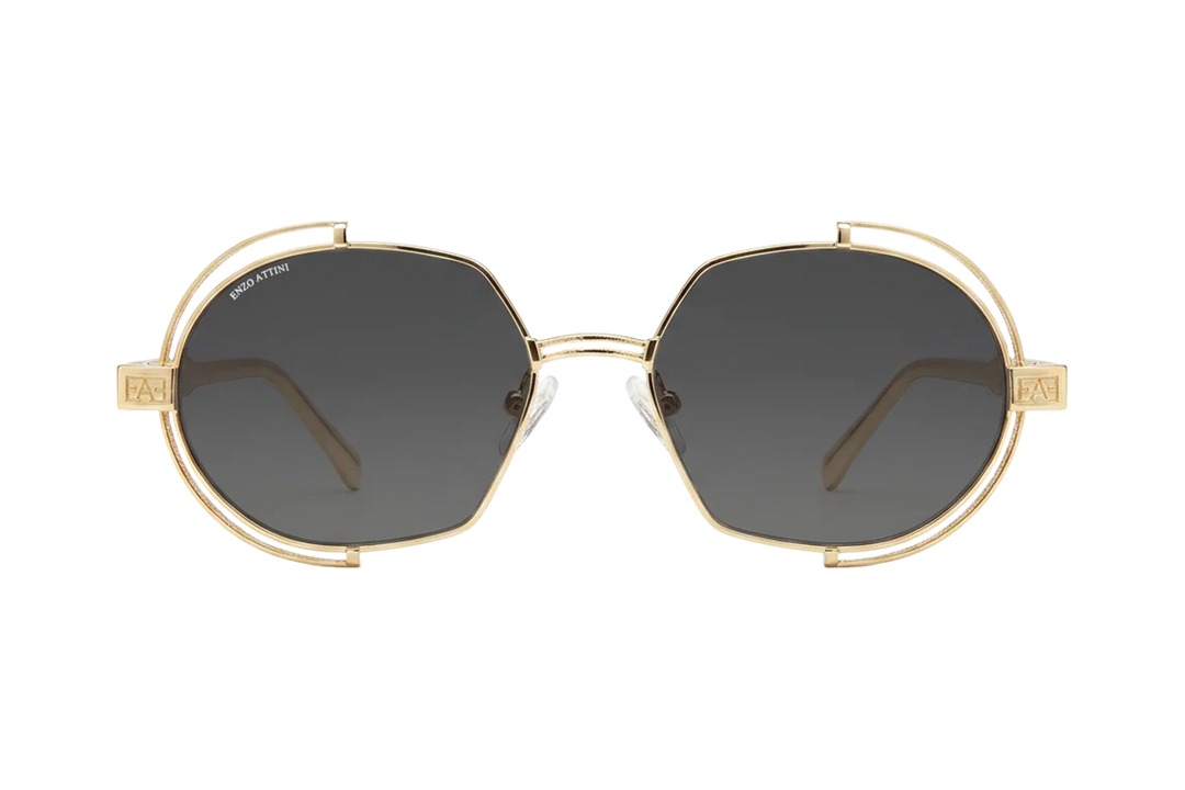 Syze Enzo Attini - Mount Everest ll / Gold Color + Black Lens - Për meshkuj